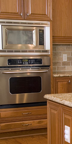 wall oven and microwave oven